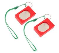 MERRYHAPY 2pcs Dog Training Clickers for Puppies and Dogs, Plastic Sound Stimulation Tool with Harmless Design, Red Colour, for Pet Owners Training and Behaviour Correction