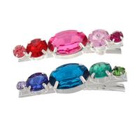 MERRYHAPY 2pcs Elegant Rhinestone Hair Clips Delicate Barrettes for Girls and Women for Parties Weddings and Daily Use Adding Glamour to Your Look