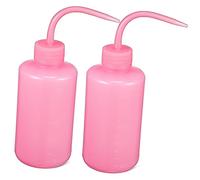 MERRYHAPY 2pcs Eyelash Cleaning Bottle Squeeze Water Bottles for Eyelash Extensions Lash Washing Pink
