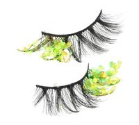 MERRYHAPY 2pcs Eyelash Extensions Fake Eyelashes Lash Simulation Luminous Decorative Lashes Easy to Apply Bright Eyes