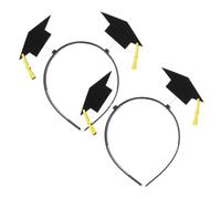 MERRYHAPY 2pcs Graduation Cap Headband Comfortable Hair Band for Graduation Season Ceremonies Unique Design for Festive Celebrations and Parties Secure Your Hairstyle