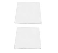 MERRYHAPY 2pcs Hamster Cooling Mat Stainless Steel Heat Sink for and Animals Pet Accessory for Hot Weather No Power Needed Safe and Comfortable Resting Pad