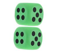 MERRYHAPY 2PCS Jumbo EVA Foam Dice Big Colorful Lightweight Dice for Games Educational Activities Indoor Outdoor Party Fun Soft Material for Group Play