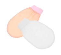 MERRYHAPY 2pcs Korean Exfoliating Mitt Back Scrubber Scrub Gloves for Shower Body Scrub Removes Dead Skin Soft and Smooth Skin Exfoliate Glove