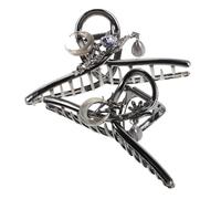 MERRYHAPY 2pcs Metal Hair Claw Clips Non-slip Small Floral Jaw Clips for Women Daily Styling Minimalist Rose Accent Decorative Hair Catch Clamps