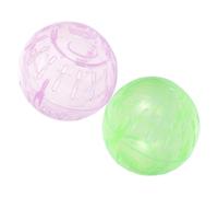 MERRYHAPY 2pcs Pet Exercise Ball Hamster Running Wheel Toy Fun and Safe for Hamsters