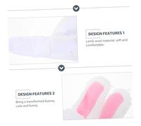 MERRYHAPY 2pcs Rabbit Ear Pet Hats for Cats and Small Dogs Soft Comfortable Headdress for Parties Birthdays Holidays and Family Portraits Suitable for Small to Medium Pets