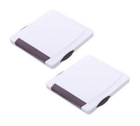 MERRYHAPY 2pcs Safety Sliding Door Lock for Upvc Window Frames and Sliding Windows, Plastic Material with No-Drill Installation and Quick Secure Latching, Restricts Opening Width to Prevent