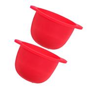 MERRYHAPY 2pcs Silicone Wax Bowl Liner for Hair Removal Wax Pot Replacement Waxing Bowl Liner