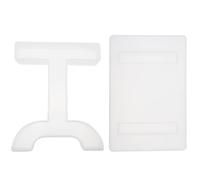 MERRYHAPY 2pcs Small Stool Molds for DIY Crafts Mini Handmade Stool and Desktop Table Making Moulds Safe Material for Epoxy Art Projects