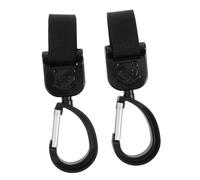 MERRYHAPY 2pcs Swivel Cart Hook for Stroller Rotating Hanging Bag Hook Compatible Buggy Pushchair for Shopping