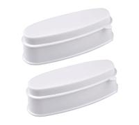 MERRYHAPY 2pcs Tip Dip Nail Powder Tray Compact Manicure Storage Box for Easy Nail Decoration for Beginners and Professionals for Salon Use and Home Manicures