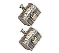 MERRYHAPY 2pcs Tooth and Curl Keepsake Storage Boxes Teeth Holders for Cherished Memories for Birthdays Christenings and Christmas Celebrations