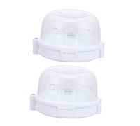 MERRYHAPY 2pcs Transparent Boy Girl Safety Stove Knob Cover Durable Protector for Gas Cookers and Ovens Prevents Accidental Gas Activation High Strength Easy to Install
