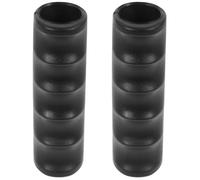 MERRYHAPY 2pcs Universal Trolley Handle Covers for Small Cart and Shopping Cart, Black PVC Tube Grip Protects Hands and Provides Easy to Carry Comfort for Wheelchair Accessories