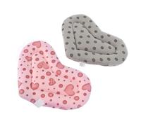 MERRYHAPY 2Pcs Warm Hamster Nest Cushion Cotton Sleeping Pad for Small Pets Winter Bed Mat Comfortable Soft Mat for Hamsters Guinea Pigs Hedgehogs Chinchillas