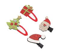 MERRYHAPY 2sets Christmas Hairpin for Boys and Girls of Adorable Holiday Hair Accessories Christmas Designs for Parties and Cosplay Events