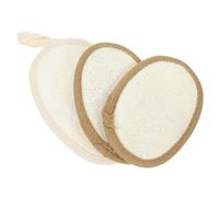 MERRYHAPY 3 pcs Bath Shower Loofah Sponge Body Scrubber with Delicate Texture for Exfoliating Dead Skin Rich Production Quick Drying and Gentle Nail Protection Suitable for Men and Women