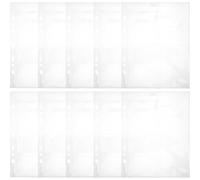 MERRYHAPY 30 Sheets Photo Sleeves for Binder 4x6 Inches Side-Loading Pockets and Pre-Punched Holes, High Pp Material Photo Album Page Protectors for Longterm Storage in Standard A5 Six-Ring