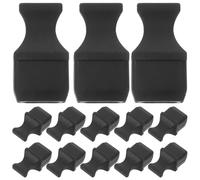 MERRYHAPY 30Pcs Black Silicone Sfp Dust Plugs Handle, Anti-Dust Network Switch Port Protectors for Router and Transceiver Interface Maintenance