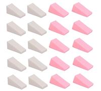 MERRYHAPY 30pcs Makeup Powder Puff Soft Blending Sponges for Liquid and Powder Foundation Shape for Professional Cosmetic Application White Colors