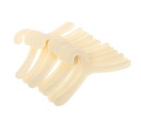 MERRYHAPY 30Pcs Small Plastic Pet Garment Hangers Dog Clothes Drying Rack for Home Use Non-deformable Firm Hanging Design for Puppy Cat Apparel Organization