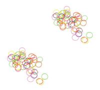 MERRYHAPY 340pcs Mixed Color Dog Hair Bands Rubber Bands for Pet Grooming Knots Bows Braids Elastic Hair Accessories for Dogs Cats Pets for Grooming Styling