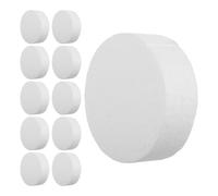MERRYHAPY 36pcs White Foam Cylinders for Crafts, Polystyrene Foam with Unique Design and Versatile Applications, for Arts and Crafts, Weddings, and Creative Cake Modeling