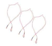 MERRYHAPY 3pcs Adjustable Bearded Dragon Harness Leash Lightweight Night Visibility Reptile Lizard Harness for Outdoor Walking Travel Safety and Control
