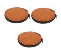 MERRYHAPY 3pcs Auto Cd Storage Bag Car Cd Organizing Bag Disc Storage Case Capacity Scratch Zipper