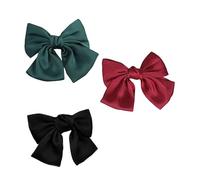 MERRYHAPY 3pcs Big Bow Hairpin Bows for Women Hair Accessories Non-slip Barrette Spring Hairstyle Holder