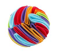 MERRYHAPY 3pcs Creative Pet Sniff Toy for Dogs Colorful Slow Feeder Molar Toy Safe Felt Material Bite Resistant Promotes Slow Eating Coordination for Play and Training