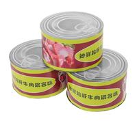 MERRYHAPY 3pcs Dog Funeral Memorial Paper Offerings Handcrafted Realistic Pet Sacrificial Paper Food Cans for Animal Burial Pet Memorial Supplies for Grieving Owners