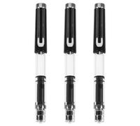 MERRYHAPY 3Pcs Drawing Brush Pen Chinese Artist Brushes with Refillable Ink ABS Nylon Wool and Stainless Steel for Calligraphy Fountain Pen Use