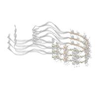 MERRYHAPY 3pcs Elegant Wedding Headbands for Bride Flower Headpiece Bridal Hair Accessory for Special Occasions Simple Structure Easy to Wear Compliment-getting Design