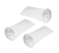 MERRYHAPY 3pcs Fish Tank Filter Socks for Aquarium Use, Polypropylene Mesh Bags with Plastic Ring and 3d Honeycomb Structure, Fine Filtration to Remove Foreign Particles and Tank Sediment,