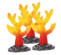 MERRYHAPY 3Pcs Lifelike Resin Coral Sculpture Artificial Coral Ornaments for Fish Tank Aquarium Decor Tabletop Ocean Reef Decorations