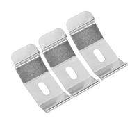 MERRYHAPY 3pcs Louver Blinds Brackets for Soft Gauze and Vertical Shutter Curtains Easy Install Curtain Hardware Replacement for Windows Living Room Bedroom Kitchen