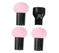 MERRYHAPY 3pcs Mushroom Head Makeup Puff Sponge for Essence Cream Face Make-up Tool Wet Dry Powder Puff Makeup Sponge Handle Random Color