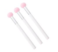 MERRYHAPY 3pcs Pink Nbr Latex Mushroom Head Makeup Sponges White Handle, Round Cosmetic Sponge for Concealer and Foundation Application, Women’s Makeup Tool for Smooth Finish