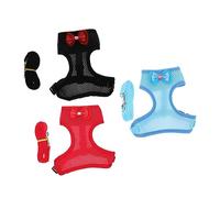MERRYHAPY 3sets Chicken Harness Pull Rope Pet Rooster Harness Hen Leash for Outdoor Walking Poultry Protection Vest