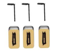 MERRYHAPY 3sets Natural Eyebrow Shaping Kit Styling Cream Brush Brow Brush for Eyebrow Makeup