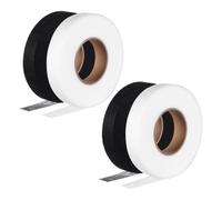 MERRYHAPY 4 Rolls Hot Melt Adhesive Mesh Fabric Fusible Interfacing Double Sided Bonding Strip for Sewing with Smooth Finish and No Sew Fabric Glue Alternative, for DIY Craft Projects