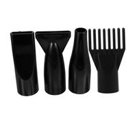 MERRYHAPY 4pcs Abs Hair Dryer Nozzle Attachments for Pet Grooming Includes Large Small Round Comb Styling Nozzles Safe Material Portable Design for Home and Outdoor Use