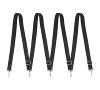 MERRYHAPY 4pcs Adjustable Marine Tie down Webbing Straps with Double End Snap Hooks and Precise Buckle for Boat Awning Hardware, Strong Winds Resistance and Polyester Material, for Yachts