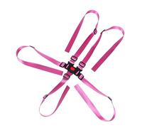 MERRYHAPY 4pcs Adjustable Safety Harness Straps Belt with Quick Release Buckle for High Chair and Stroller Replacement Safety Essentials