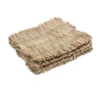 MERRYHAPY 4pcs and Bird Nesting Mats Grass Foraging Pads for Animals Soft and Washable Bedding for Cages Foot and Comfort