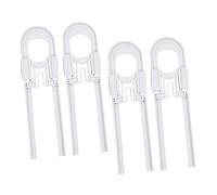 MERRYHAPY 4pcs Boys and Girls Safety Locks Cabinet Security Door Locks Easy Install Childproof Lever