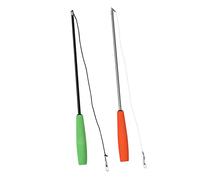 MERRYHAPY 4pcs Cat Interactive Teaser Stick Three-section Flirting Rods for Indoor Cats Kittens Engaging Toy to Relieve Boredom and Playfulness