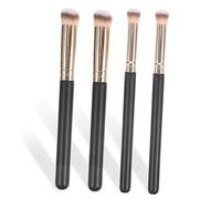 MERRYHAPY 4pcs Concealer Brush for Makeup Application Versatile Angled Design for under Eye Concealer and Liquid Foundation for Home and Salon Use
